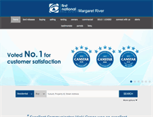 Tablet Screenshot of margaretriverrealestate.com.au
